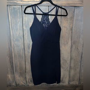 Sequin Hearts formal dress Navy